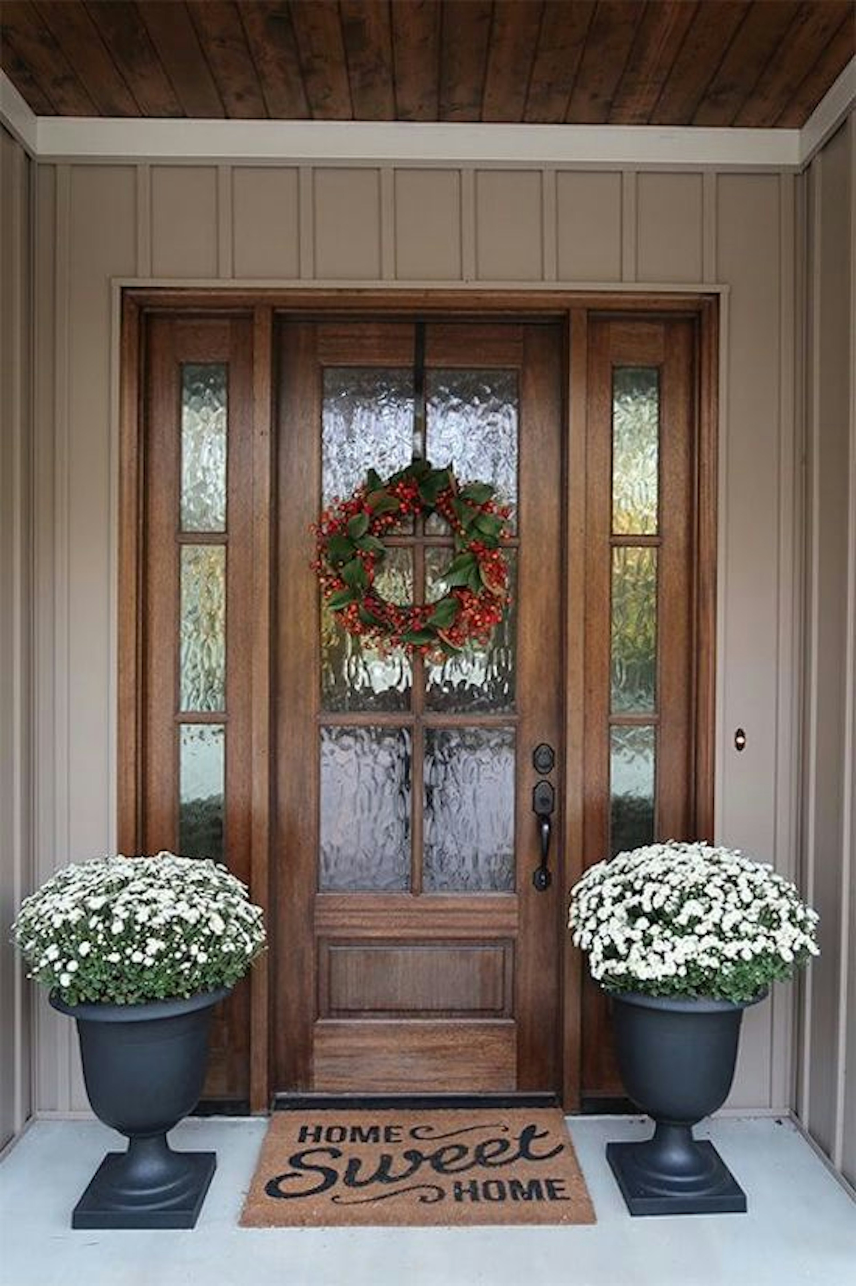 Gallery Glass Front Door Sidelights DIY - In My Own Style