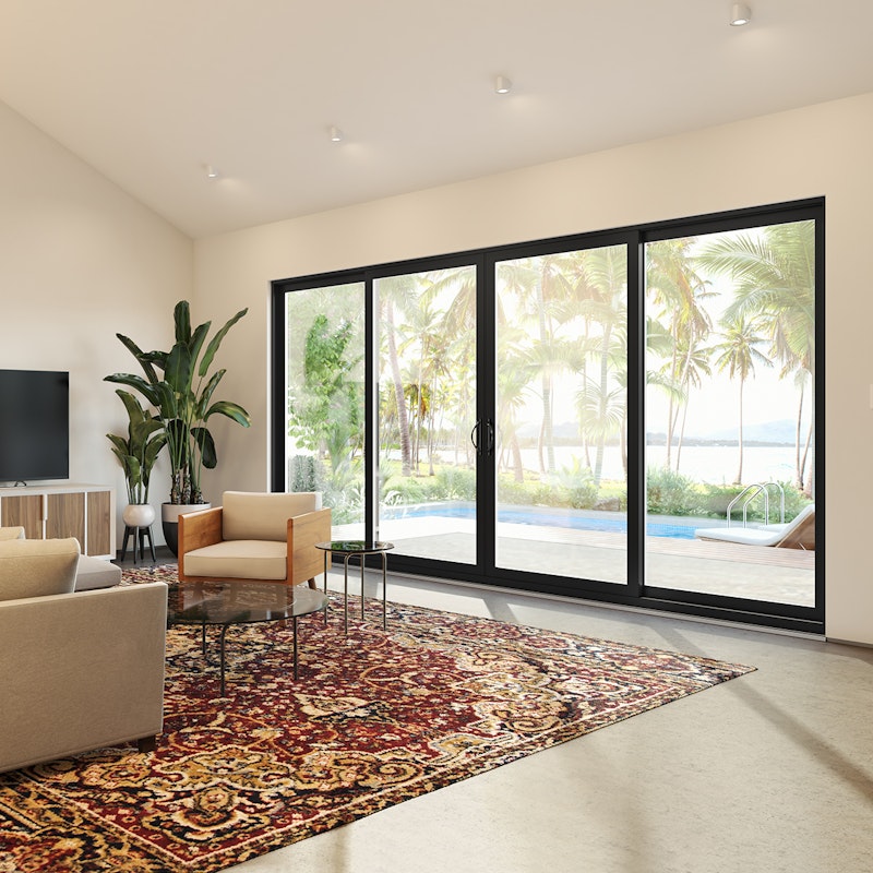 MI 1600 Series Sliding Glass Doors for Texas Homes