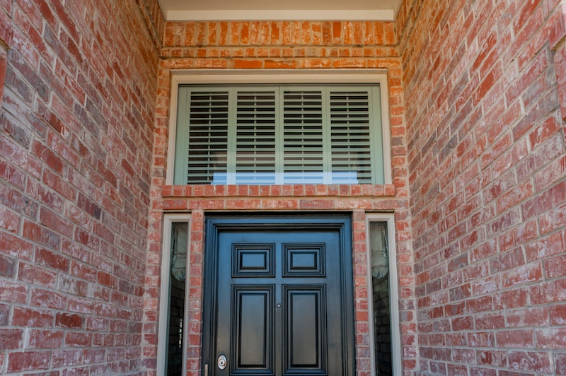 Window above doorway