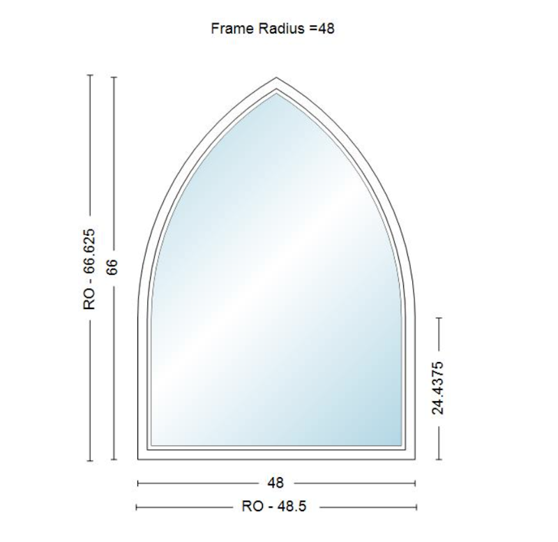 Gothic arch window - $2,760