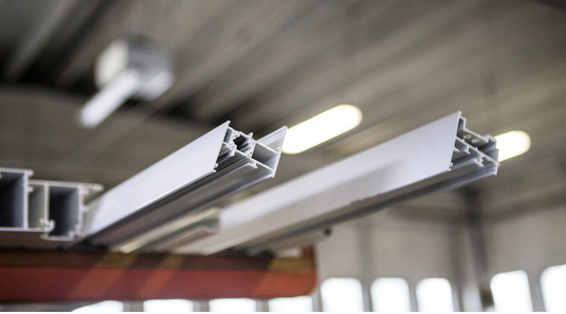 Photo of aluminum extrusions. Photo from Canva.