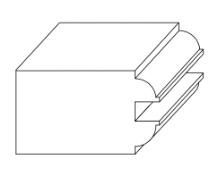 Geometric illustration of ovolo sticking