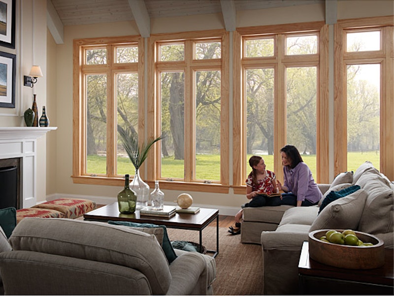 Milgard Fiberglass and Wood Casement Windows