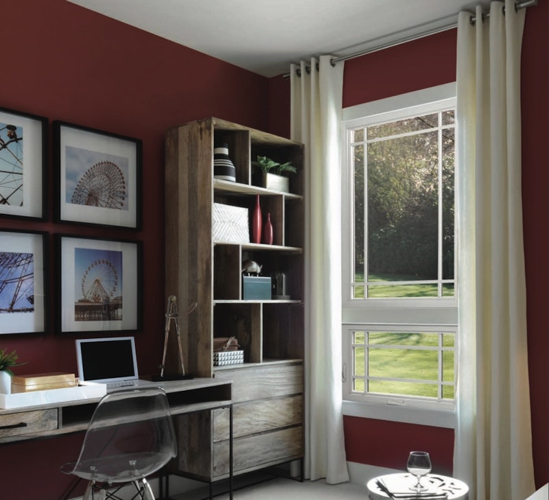 Jeld-Wen windows constructed of premium vinyl are designed to capture the beauty of wood with the longevity of vinyl.