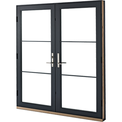 Contemporary Andersen E-Series Hinged Patio Doors