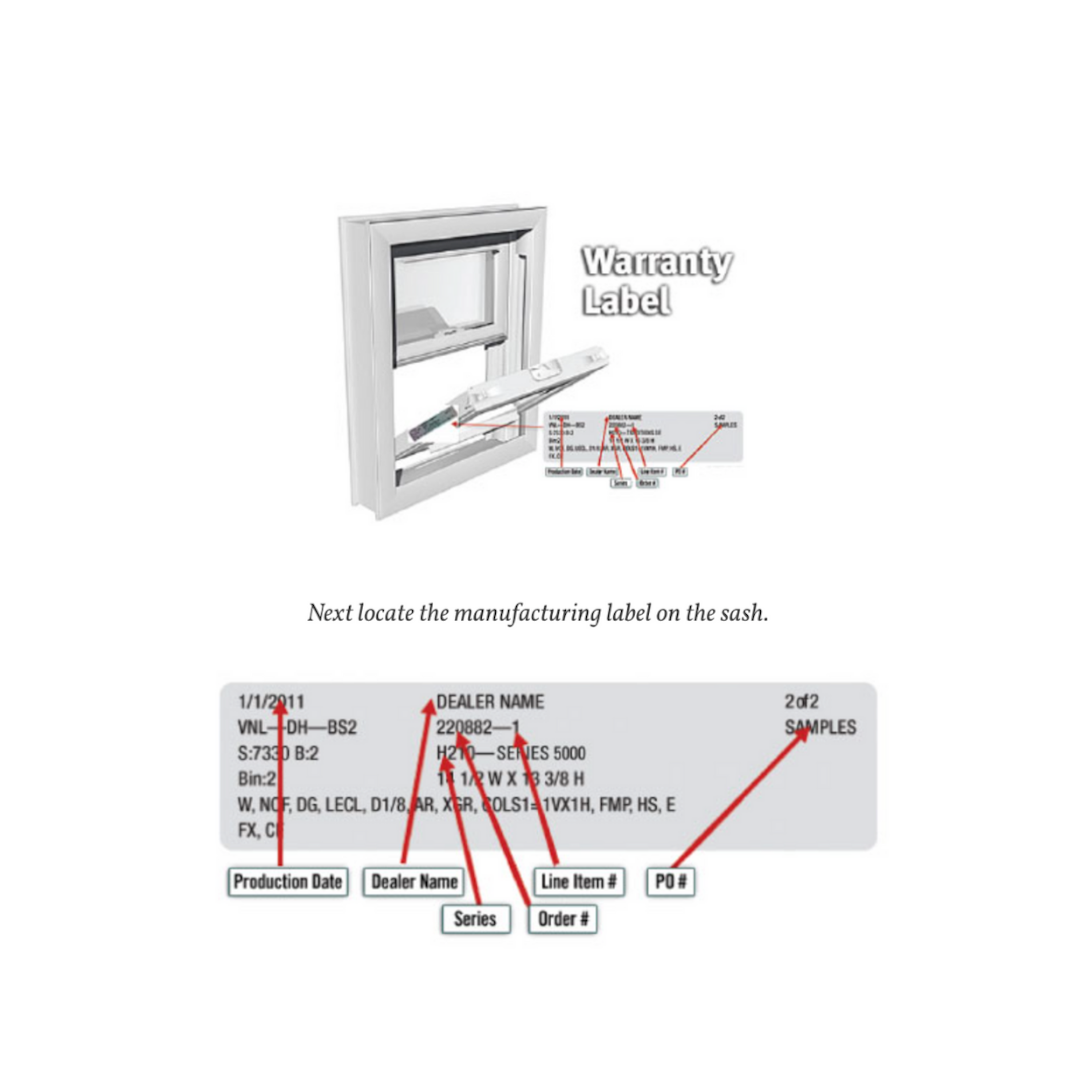 A Guide to Finding Your Window Warranty Label | Brennan DFW