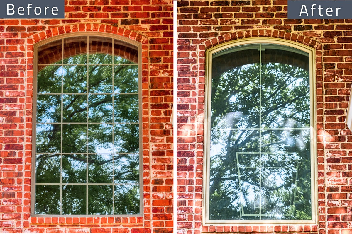 Front Window Before/After