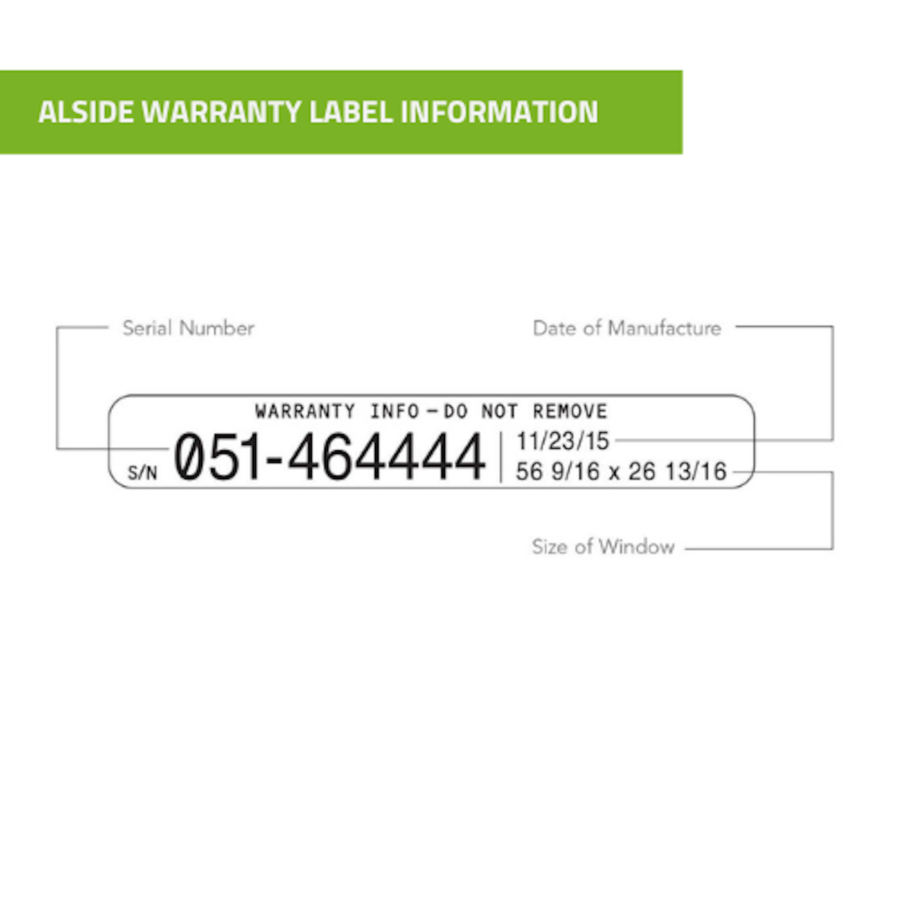 A Guide to Finding Your Window Warranty Label | Brennan DFW